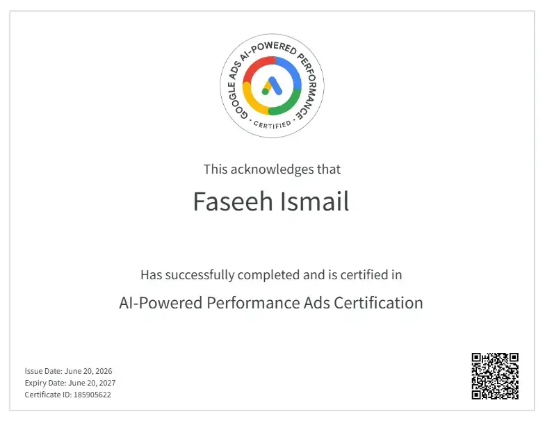 AI-Powered Performance Ads Certification